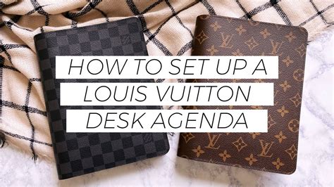 lv desk agenda|louis vuitton agenda pen.